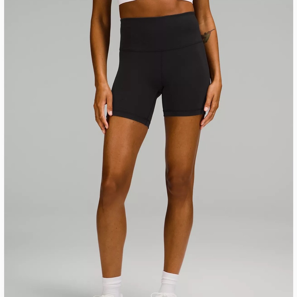 Lululemon black biker shorts Wunder Train High-Rise Short 6"